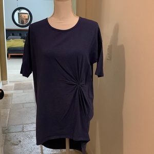 LuLaRoe navy long tee shirt